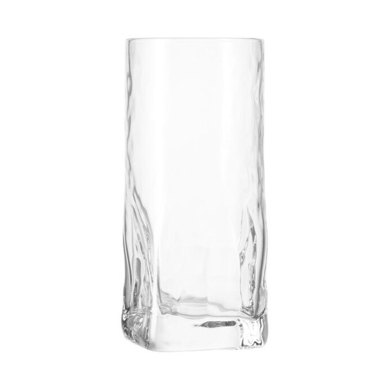 6 részes longdrink üvegkészlet, üvegből, HB, "Frosty", 470 ml - Borgonovo