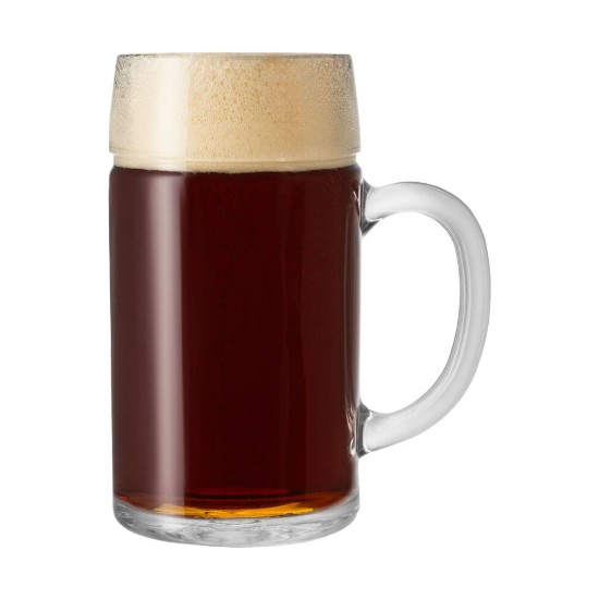 Sörös korsó, 1250 ml, üveg - Borgonovo