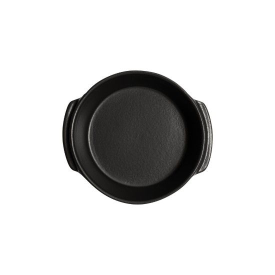 Kerek mini főzőedény, kerámia, 15 cm/0,5L, "Solo", Basalt - Emile Henry