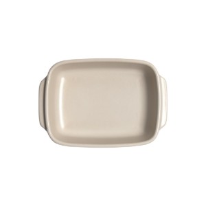 Téglalap alakú mini főzőedény, kerámia, 18,5 x 12 cm / 0,55 L, "Solo", Opal - Emile Henry