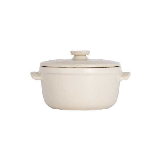 Mini-cocotte főzőedény, kerámia, 13,5 cm / 0,6 L, "Solo", Opal - Emile Henry