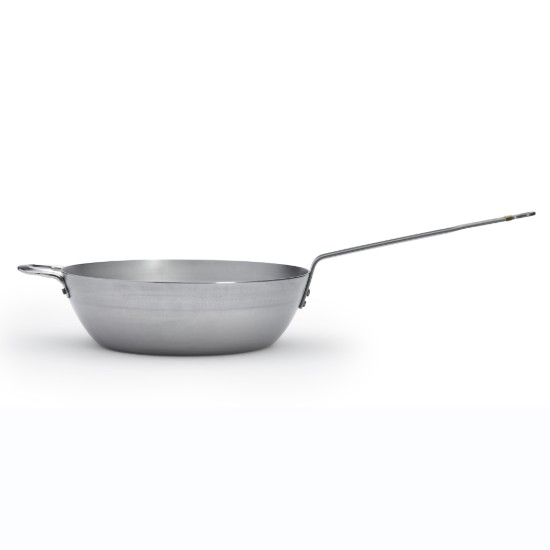 Mély serpenyő, acél, 32 cm, "Mineral B" - de Buyer