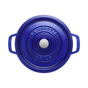 Cocotte főzőedény, öntöttvas, 26cm/5,2L, Dark Blue - Staub