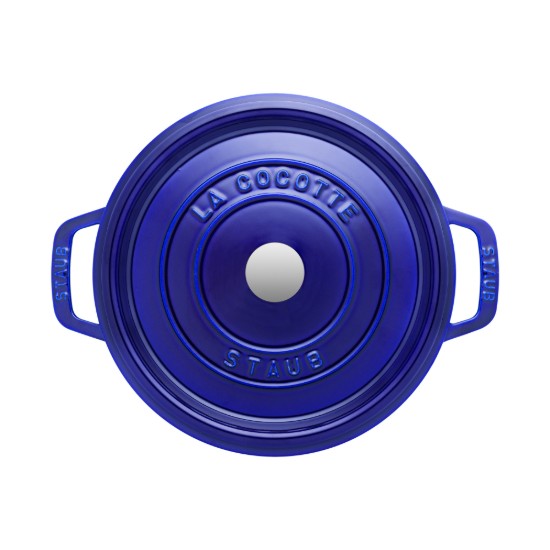 Cocotte főzőedény, öntöttvas, 26cm/5,2L, Dark Blue - Staub