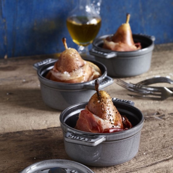 Mini Cocotte főzőedény, öntöttvas, 10cm/0.25L, Graphite Grey - Staub