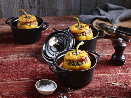Cocotte főzőedény, öntöttvas, 12cm/0.4L, Black - Staub