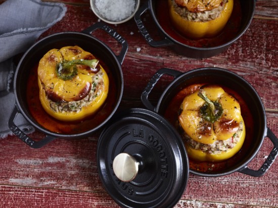 Cocotte főzőedény, öntöttvas, 12cm/0.4L, Black - Staub