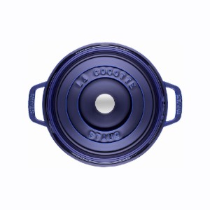 Cocotte főzőedény, öntöttvas, 22cm/2,6L, Dark Blue - Staub