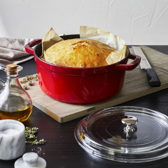 Öntöttvasból készült kókuszfőző edény 24 cm/3,8 l, Cherry - Staub
