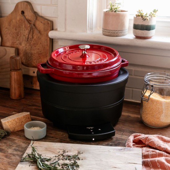 Öntöttvasból készült kókuszfőző edény 24 cm/3,8 l, Cherry - Staub
