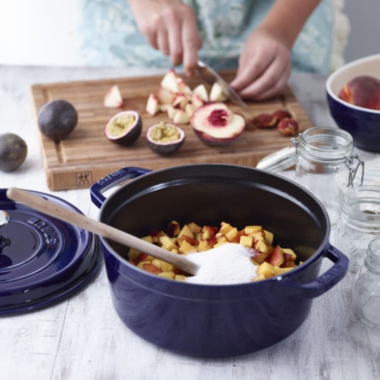 Cocotte főzőedény, öntöttvas, 24 cm/3,8 l, Dark Blue - Staub