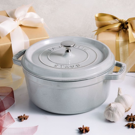 Öntöttvas Cocotte főzőedény, 24 cm/3,8 l, Graphite Grey - Staub
