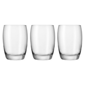 3 vízpohárból álló készlet, üvegből, 340 ml, "Aurelia" - Borgonovo