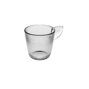 Üvegből készült eszpresszó pohár, 80 ml, "Some Lines" - Borgonovo