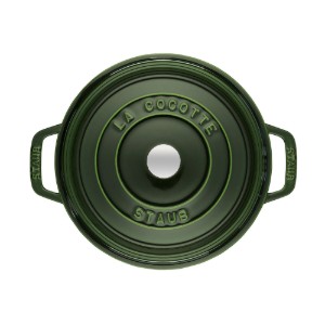 Cocotte öntöttvasból készült főzőedény, 24 cm/3,8 l, Basil - Staub