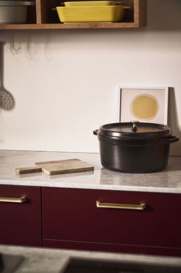 Cocotte főzőedény, öntöttvas, 26 cm/5,2L, Black - Staub