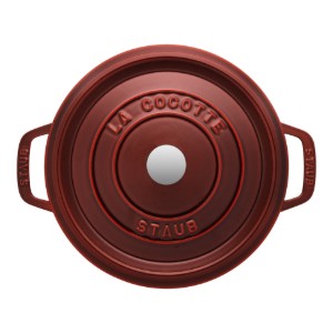 Cocotte főzőedény, öntöttvas, 28 cm/6.7L, Grenadine - Staub