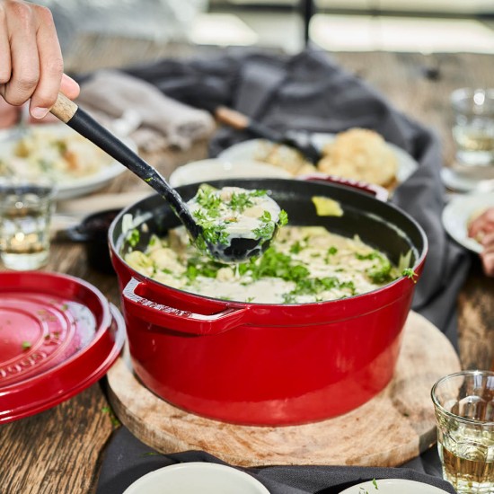 Cocotte főzőedény, öntöttvas, 28 cm/6.7L, Cherry - Staub