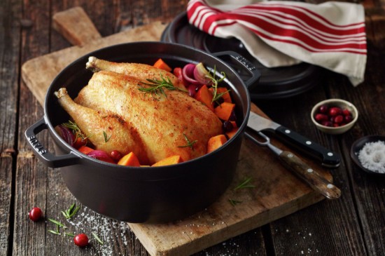 Cocotte főzőedény, öntöttvas, 30 cm/8.35L, Black - Staub