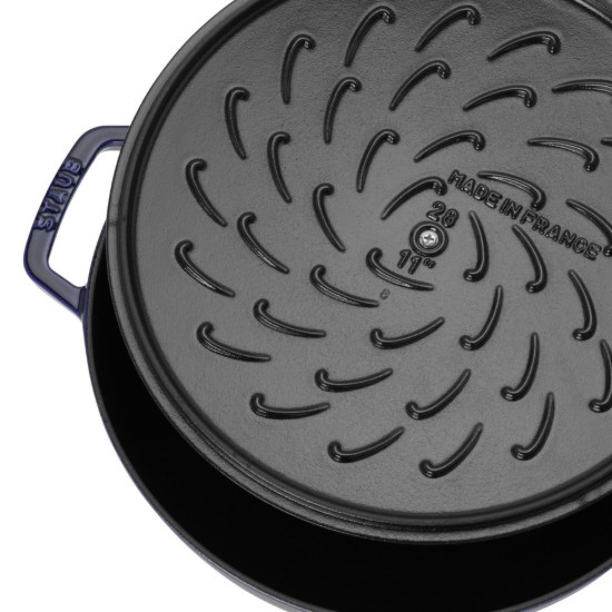 Chistera főzőedény, öntöttvas, 28 cm, Dark Blue - Staub