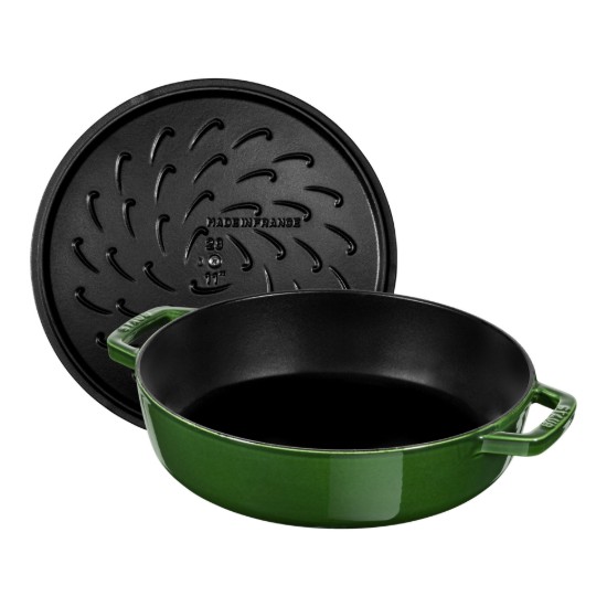 Chistera rakott edény, öntöttvas, 28 cm, Basil - Staub
