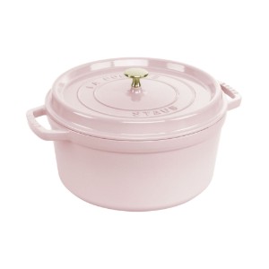 Cocotte főzőedény, öntöttvas, 28 cm / 6,7 L, Sorbet Rose - Staub