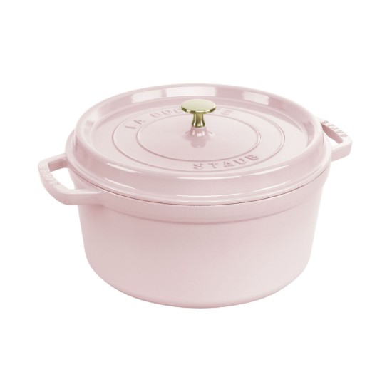 Cocotte főzőedény, öntöttvas, 28 cm / 6,7 L, Sorbet Rose - Staub