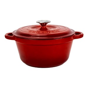 Öntöttvas edény, 26 cm/4,86 L, "New Heritage", piros - LAVA