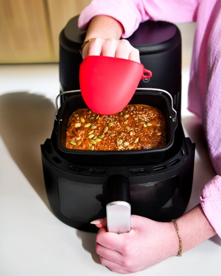 Téglalap alakú airfryer edény, acél, 20 x 13 cm - PYREX