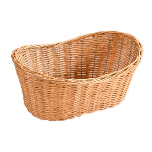 Ovális kenyérkosár, műanyag, 28 x 21 cm, Natur - Kesper
