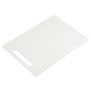 Műanyag vágódeszka, 33,5 x 23,5 cm, 0,5 cm vastag, fehér - Kesper