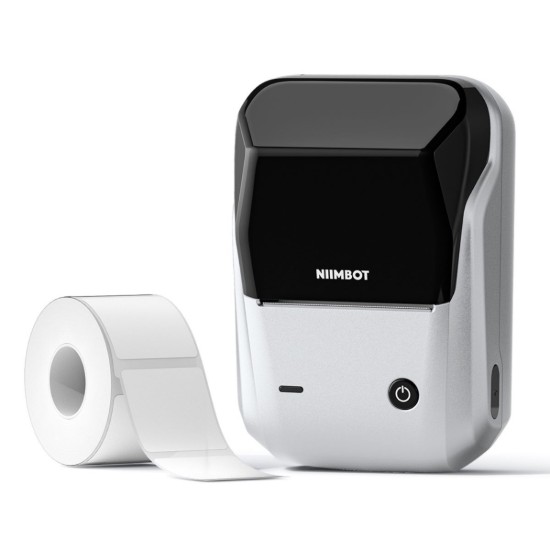 Hordozható hőcímkenyomtató, B1 modell, Silver - NIIMBOT
