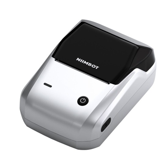 Hordozható hőcímkenyomtató, B1 modell, Silver - NIIMBOT