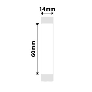 Címke matrica tekercs N1, 14x60mm, 110 db/tekercs, Fehér - NIIMBOT