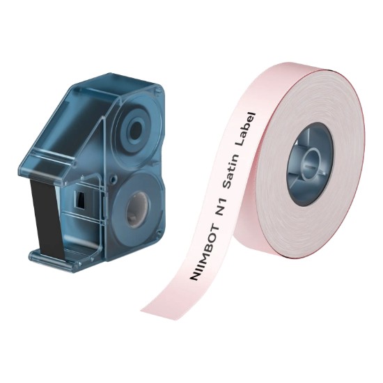 N1 szalag tekercs, szatén, 14 mm x 5,1 m, Rózsaszín - NIIMBOT
