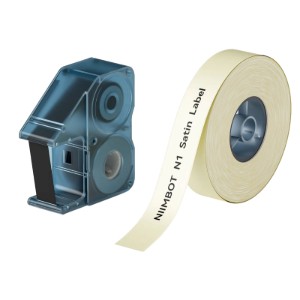 N1 szalag tekercs, szatén, 14 mm x 5,1 m, bézs - NIIMBOT