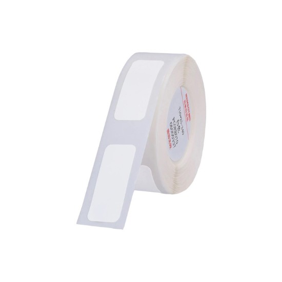 Címkematrica tekercs, 10x25mm, 240 db/tekercs, Fehér - NIIMBOT