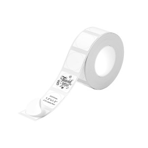 Öntapadós, kerek címke tekercsben, 31 mm, 210 db/tekercs, fehér - NIIMBOT