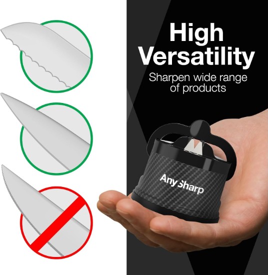 Késélező, "Premium", Carbon Fibre - AnySharp