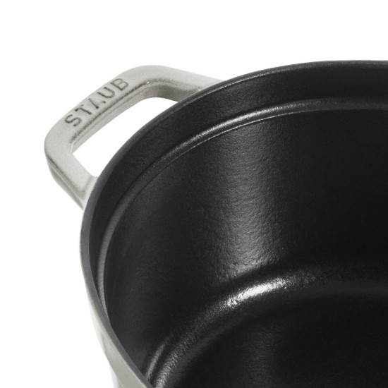 Ovális Cocotte főzőedény, öntöttvas, 23cm/2.35L, White Truffle - Staub