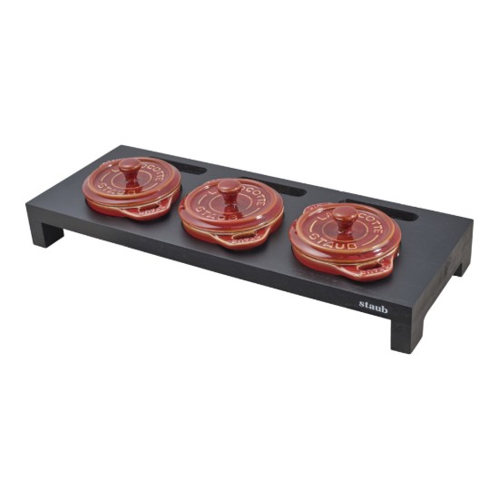 Fa állvány 3 mini cott számára - Staub