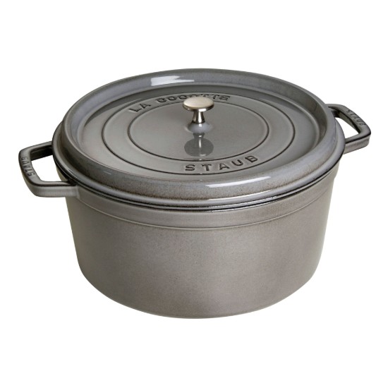 Cocotte főzőedény, öntöttvas, 34 cm/12.6L, Graphite Grey - Staub