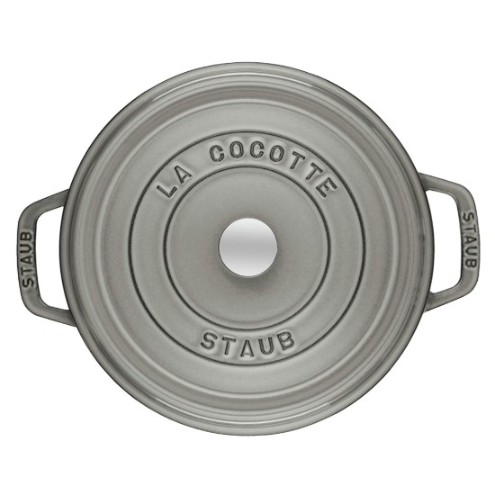 Cocotte főzőedény, öntöttvas, 34 cm/12.6L, Graphite Grey - Staub