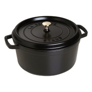 Cocotte főzőedény, öntöttvas, 34 cm/12,6L, Black - Staub