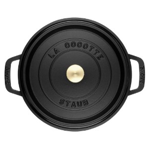 Cocotte főzőedény, öntöttvas, 34 cm/12,6L, Black - Staub
