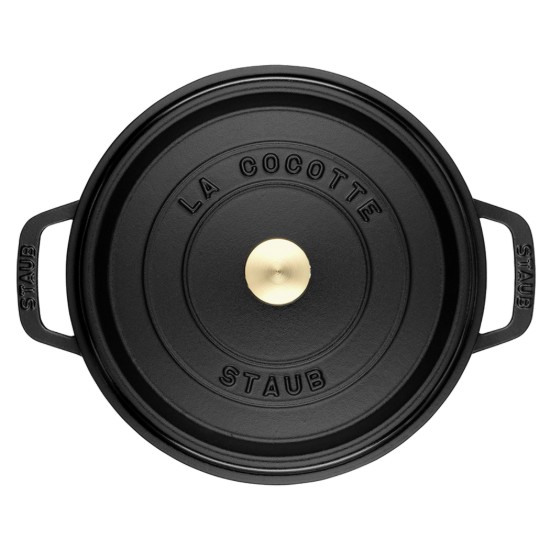 Cocotte főzőedény, öntöttvas, 34 cm/12,6L, Black - Staub