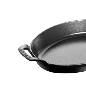 Ovális sütőtál, öntöttvas, 28 cm, Black - Staub