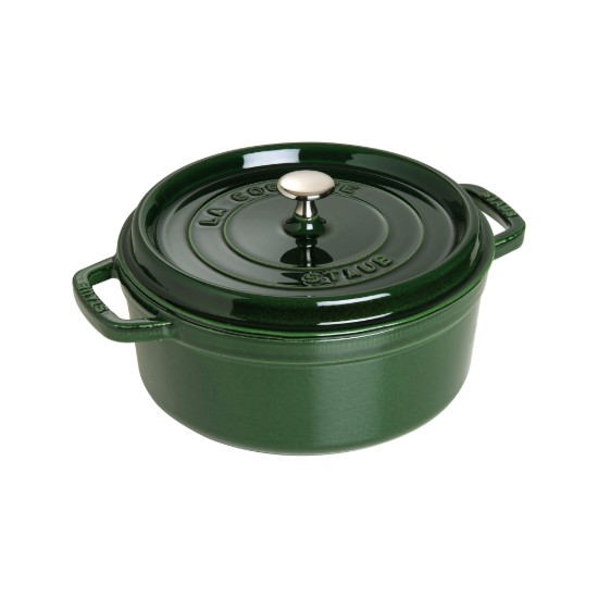 Cocotte főzőedény, öntöttvas, 26cm/5,2L, Basil - Staub