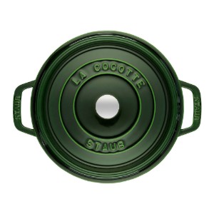 Cocotte főzőedény, öntöttvas, 26cm/5,2L, Basil - Staub
