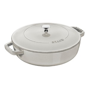 Chistera főzőedény, öntöttvas, 28 cm, White Truffle - Staub